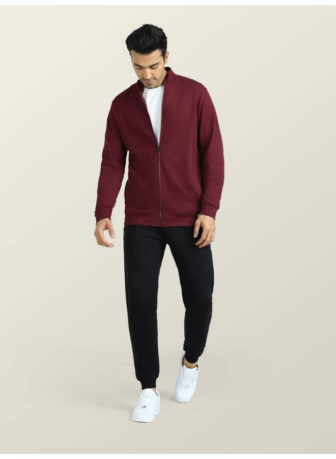 XYXX Men's Cruze French Terry Cotton Regular Fit Zip-Up Jacket with Full Zipper Closure and Side Pockets - Image 5