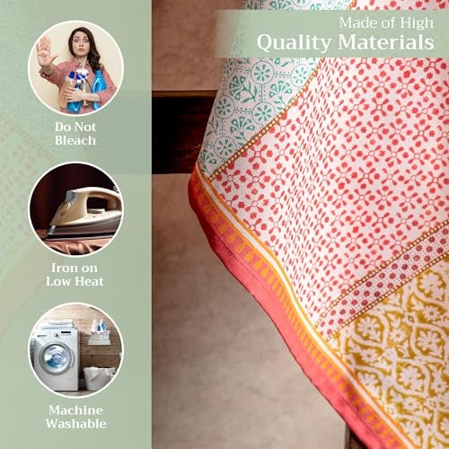 Maison d' Hermine Kitchen Towels Set of 3 100% Cotton 27.50" x 20" Reusable Cloth Tea Dish Towels Absorbent with Hanging Loop for Kitchen, Home, Dining, Cocktail Parties Spring/Summer (Provence) - Image 3