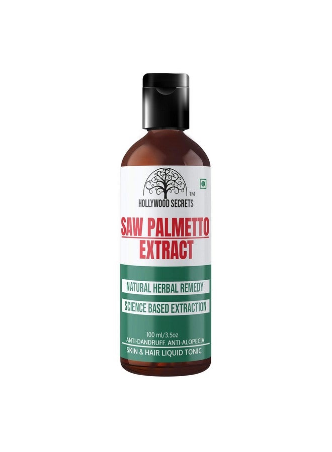 هوليوود سيكريتس مستخلص نباتي سائل نقي بنسبة 85% من نخيل المنشار | مضاد للقشرة | شعر كثيف | نمو الشعر | 100 مل - Image 1