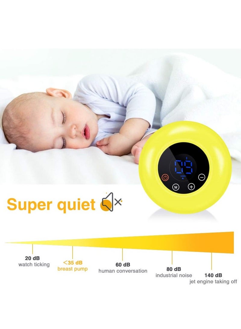 عام مضخة صباح كهربائية بشاشة رقمية – مضخة صباح ذكية ثنائية الجانب مع 3 أوضاع، 9 مستويات سحب قابلة للتعديل، تصميم صامت ووظيفة مساج لصباح مريح - Image 4