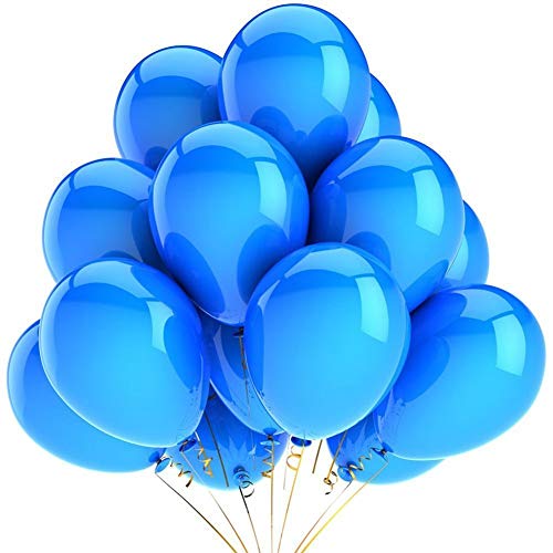 FLIPZON Balloon Pack of 100 Pieces (Blue & White) - Image 2