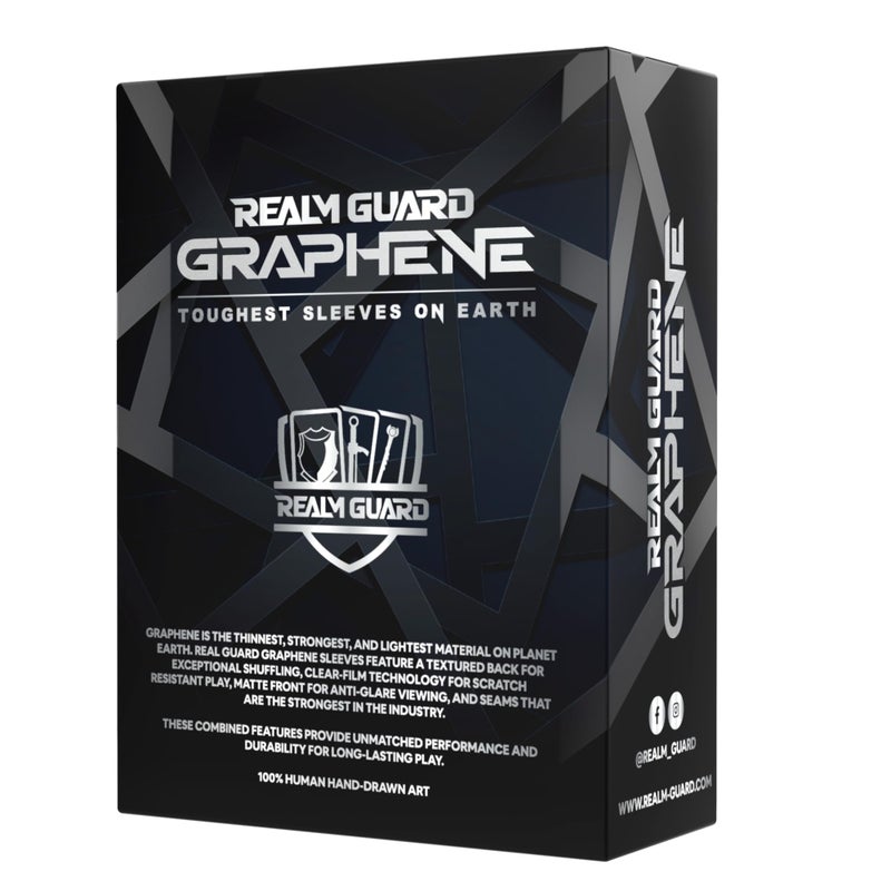 Realm Guard Graphene -100ct Textured Matte TCG/MTG Art Sleeves (Archangel) - Image 3