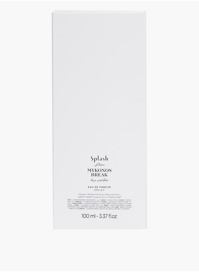 Splash - Mykonos Break Perfume - 100 ml EDP - Image 1