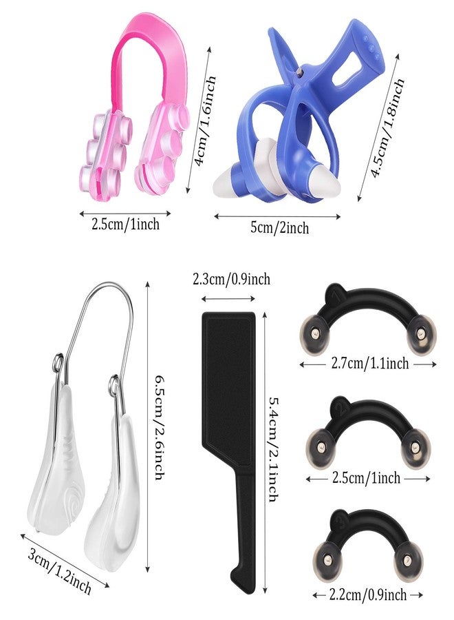 Frienda 5 Pieces Nose Shaper Slimmer Nose up Lifting Clips Silicone Wide Bridge Clips No Pain Beauty Straightening Tools for Women - Image 2