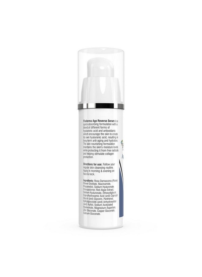 FIXDERMA 5% Hyaluronic Acid Serum, Age Reverse Serum For Glowing Skin, Anti Aging Face Serum For Unisex Improves Fine Lines, Wrinkles & Age Spots, Glowing Serum For Face - 30Ml  - Image 3