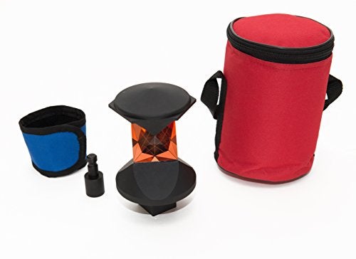 AdirPro 360° Prism, 360 Degree Robotic Total Station Prism Reflector Set with Padded Case, Glass Protector and Pole Adapter - Compatible with Leica (360 Degree Prism Set) - Image 5