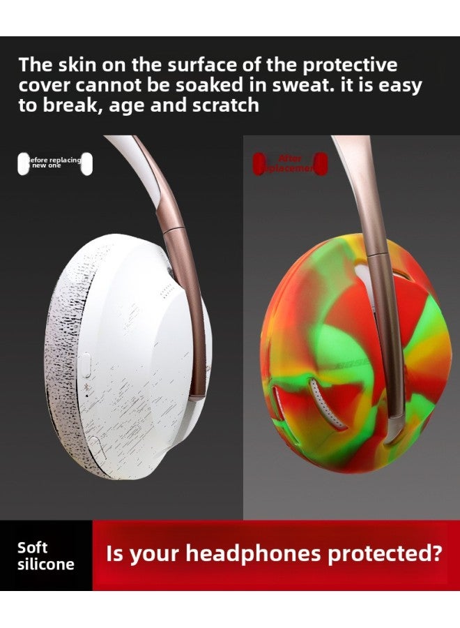 Suitable For BS 700 Wireless Bluetooth Headset Headset Active Noise Reduction Magic Sound Headset Silicone Protective Cover-Color:Fit 6-Model:BS 700  - Image 4