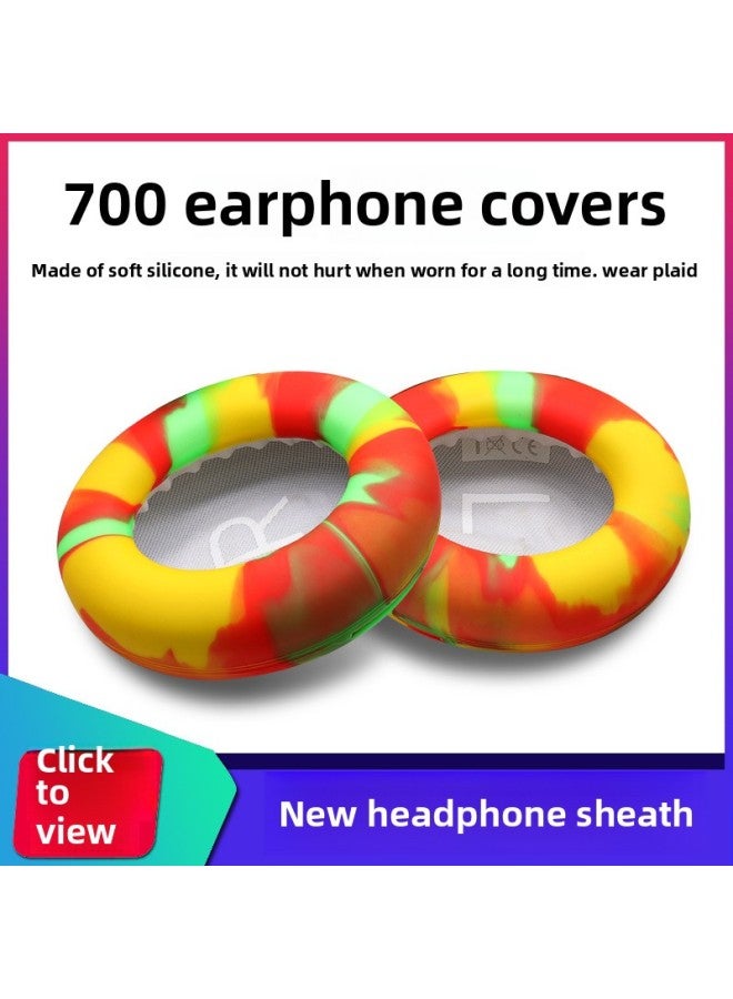 Suitable For BS 700 Wireless Bluetooth Headset Headset Active Noise Reduction Magic Sound Headset Silicone Protective Cover-Color:Fit 6-Model:BS 700  - Image 2