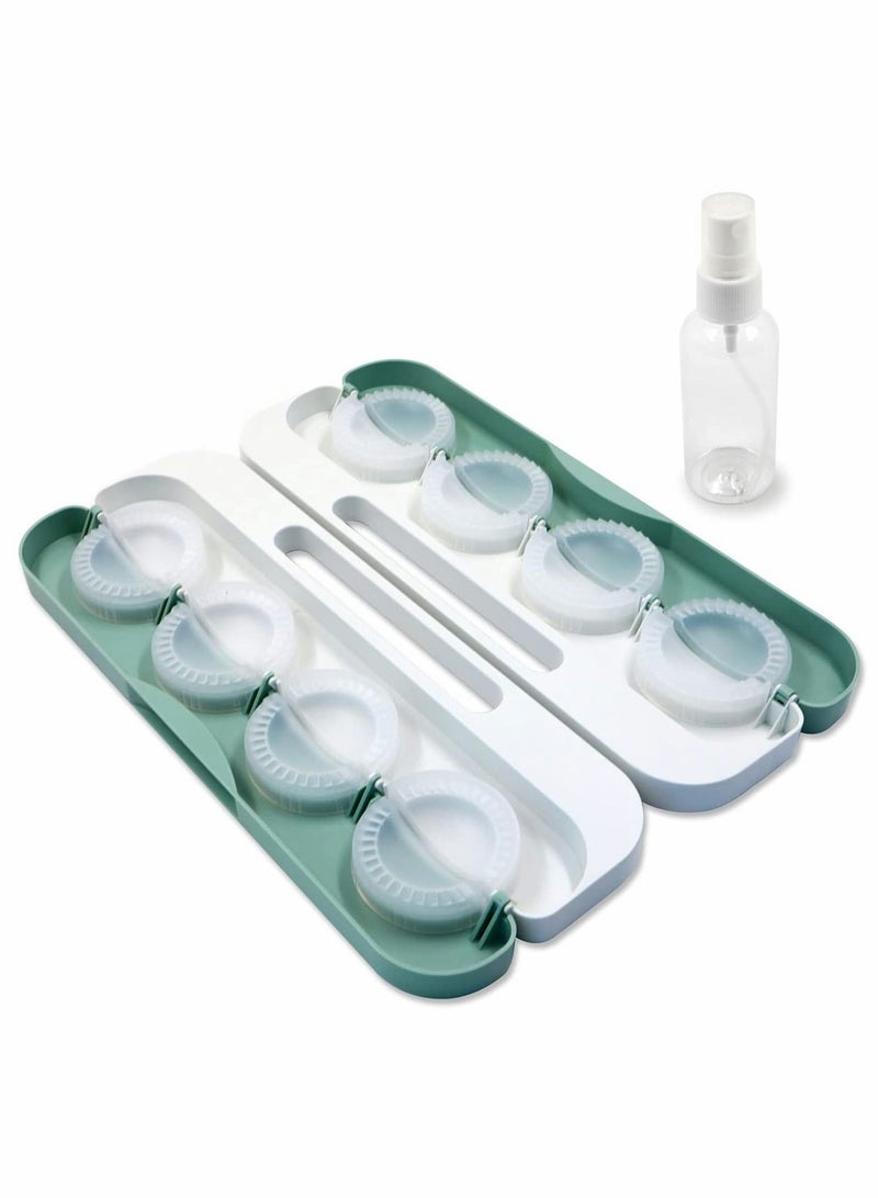 Y&D Dumpling Maker Mold Spray Bottles, Portable Dough Press Set, Kitchen Baking Mould Gadget, Plastic Pressing Pie Ravioli Cooking Molds for DIY Making Perfect Dumplings  - Image 1