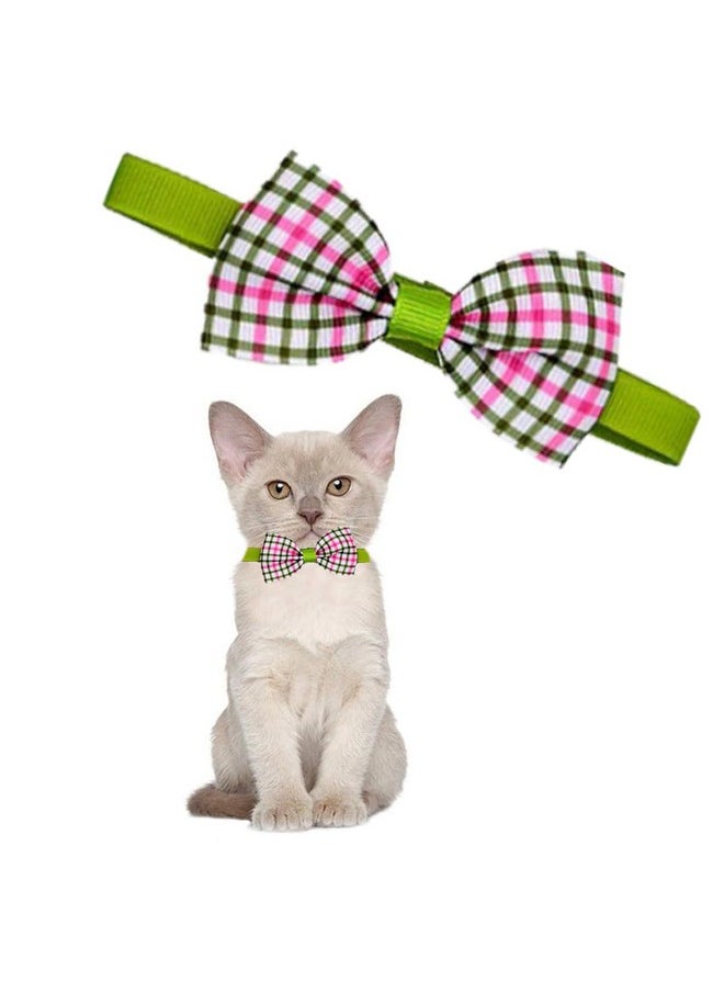 Sage Square Cat Bow Tie Elevate Your Feline'S Charm With Randomly Printed Elegance & Whimsical Designs, Stylish Feline Adornments, Unique Fashion, Adjustable Neckwear, Signature Quality Cat Products  - Image 1