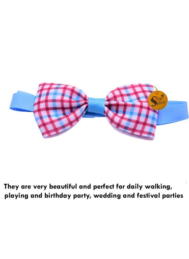 Sage Square Cat Bow Tie Elevate Your Feline'S Charm With Randomly Printed Elegance & Whimsical Designs, Stylish Feline Adornments, Unique Fashion, Adjustable Neckwear, Signature Quality Cat Products  - Image 3