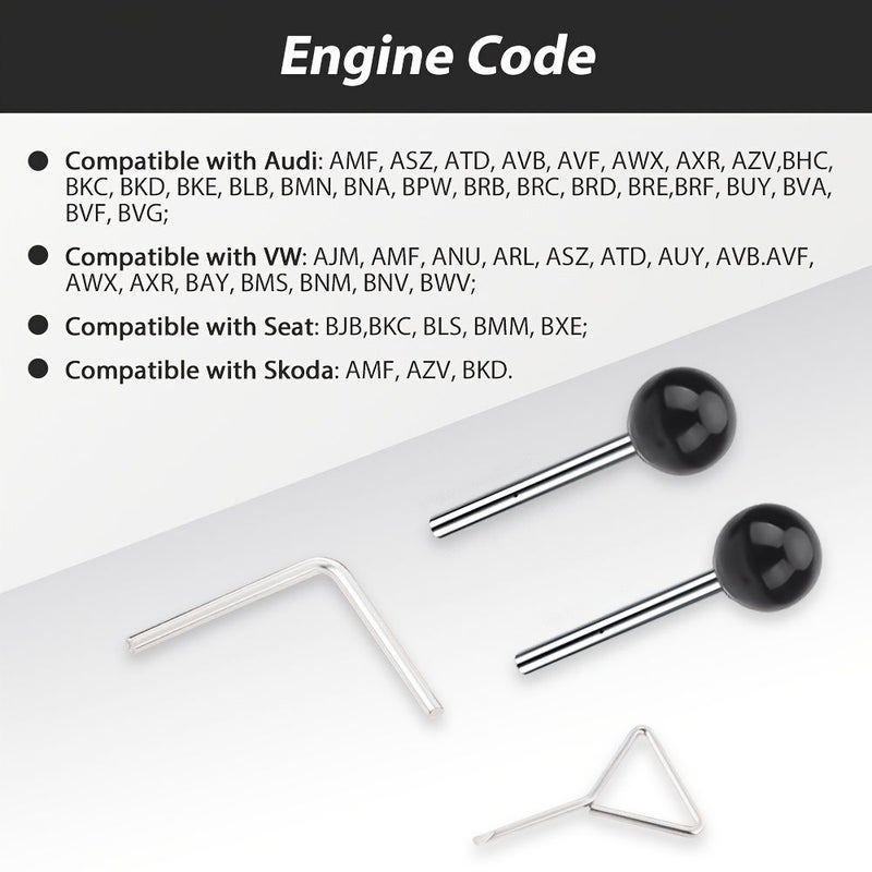 Engine Timing Tool Kit 6pcs For VW Audi Seat Skoda TDI DOHC - Image 3