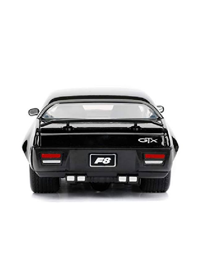 Jada Toys لعبة سيارة فاست آند فيوريس 124 دوم بليموث جي تي إكس داي كاست للأطفال والكبار باللون الأسود القياسي - Image 3