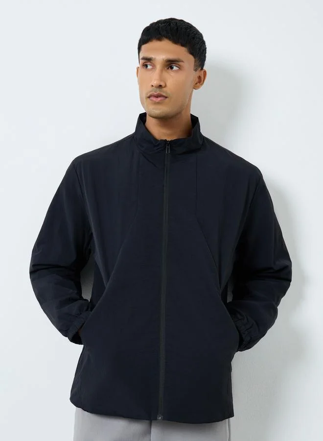 Styli Styli Men Oversized Lightweight Zip Up Jackets