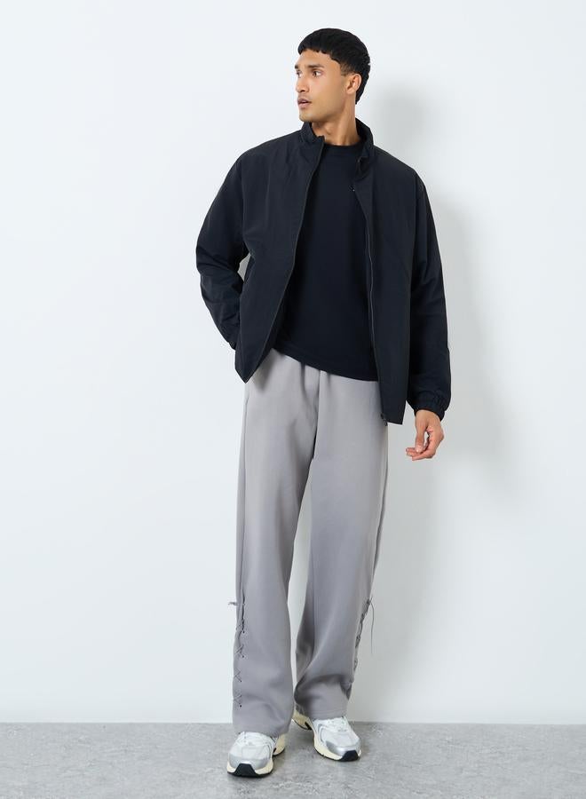 Styli Men Oversized Lightweight Zip Up Jackets - Image 2