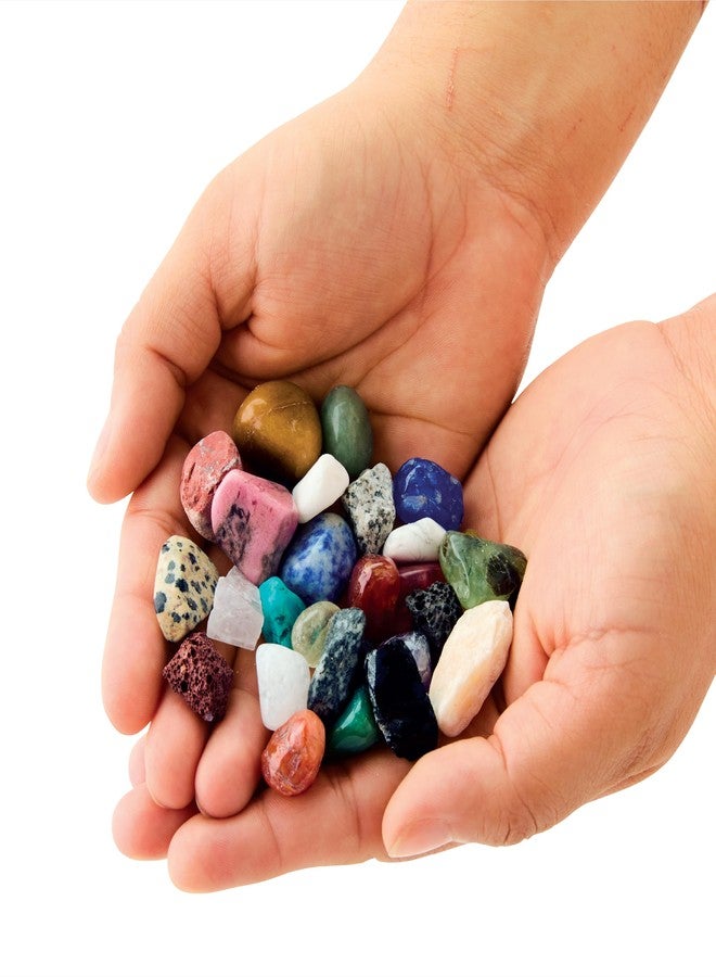 Discovery™ Big Treasure Dig STEM Kit - 23-Piece Excavation Set for Kids| Dig for 15 Gemstones, 4 Crystal Geodes & Pyrite Nuggets| Real Tools| Educational Geology Toy| Science Activity Gift| Ages 8+ - Image 3