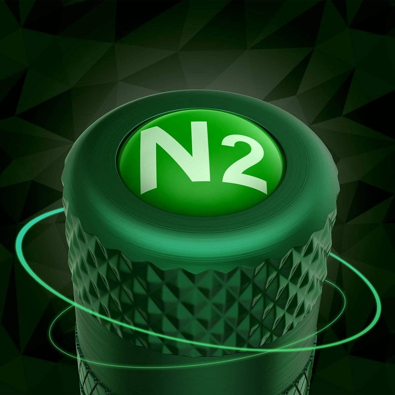 CKAuto 4 Pcs Aluminum Tire Valve Stem Caps with N2 Nitrogen Logo, Universal Stem Covers for Cars, SUVs, Bike and Bicycle, Trucks, Motorcycles | TPMS Safe | Corrosion Resistant | Dust Proof, Green - Image 2