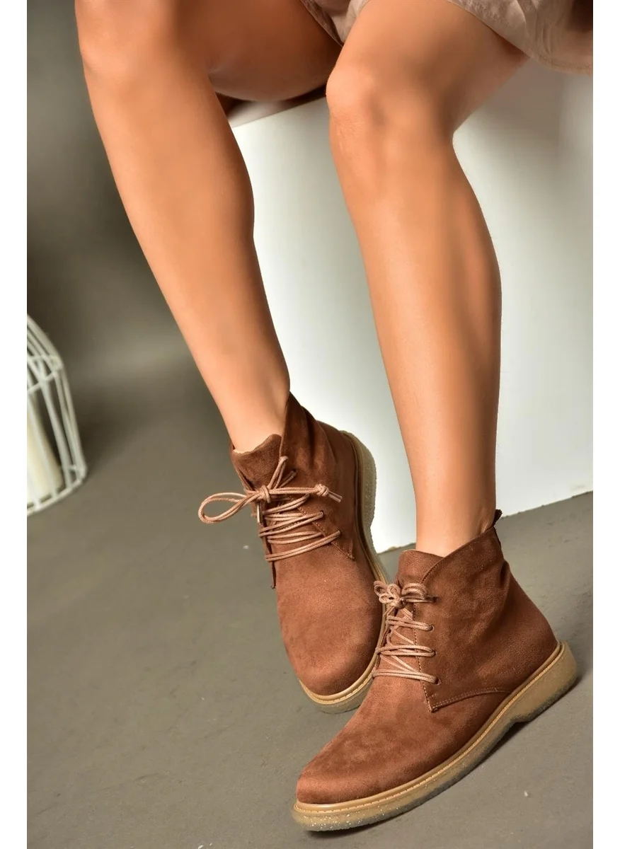 Fox Shoes R374923202 Brown Suede Low Sole Classic Women's Boots