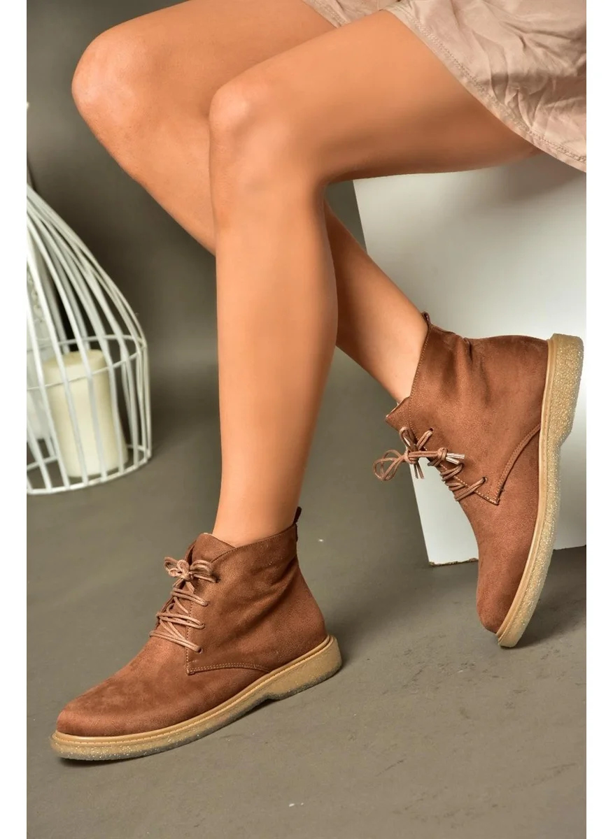 Fox Shoes R374923202 Brown Suede Low Sole Classic Women's Boots