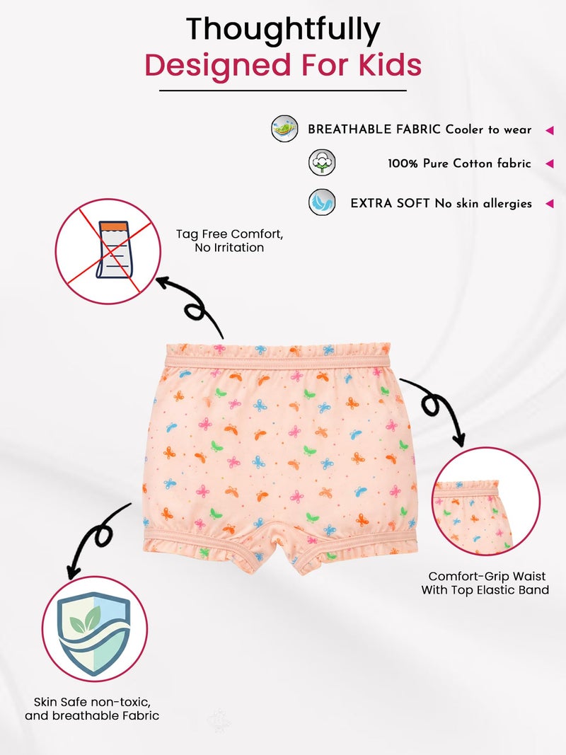 BODYCARE Printed Unisex Bloomer Underwear 100% Cotton Multicolor Soft Comfortable | Skin Friendly | Innerwear | Pack of 6 Multicolour (Color & Print May Vary) - Image 3