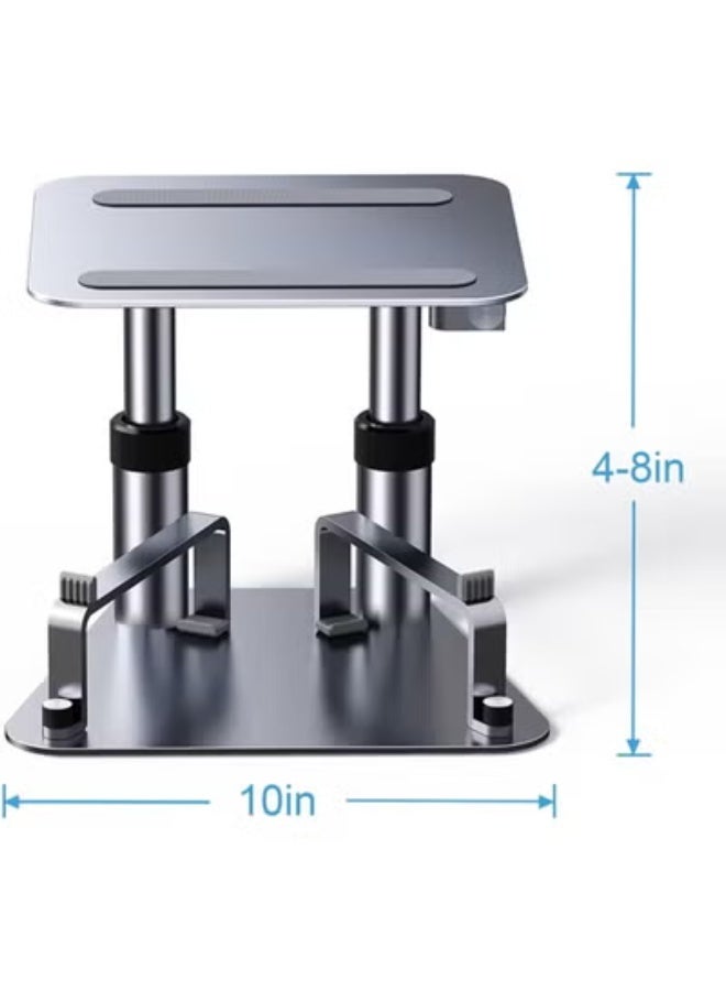 Gravity Height Adjustable Monitor Stand with Retractable Mount – Ergonomic Desktop Riser for Laptop, iMac, MacBook, iPad & iPhone – Space-Saving Design with Keyboard Storage for Home, Office & Workstations - Image 4