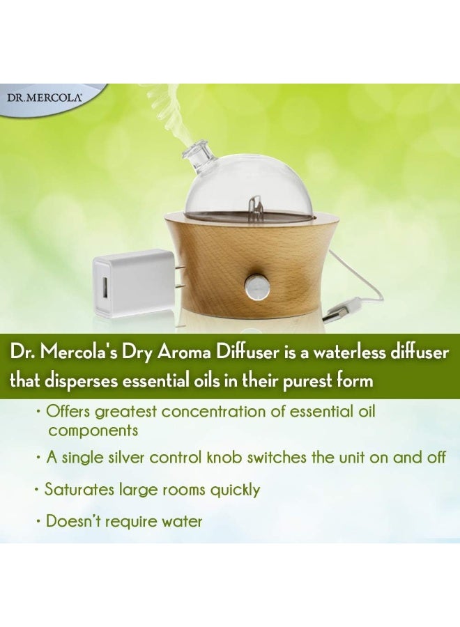 Dr. Mercola, Dry Aroma Diffuser, for Use with Essential Oils, Waterless Diffuser - Image 3