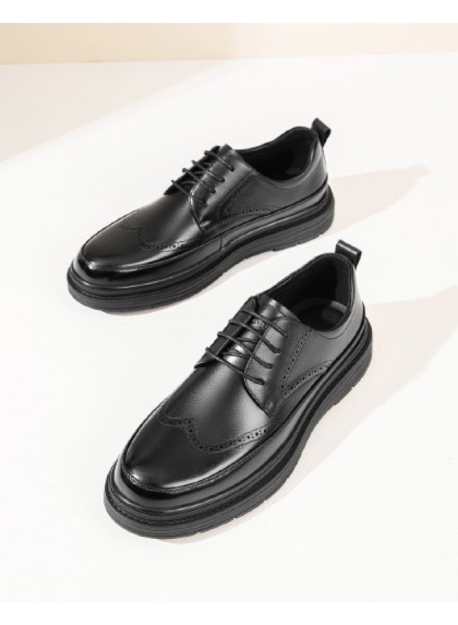 AOKANG Men's Shoes High-end Leather Shoes Casual Men's Leather Shoes Genuine Leather Breathable Business Formal Versatile Leather Shoes - Image 1