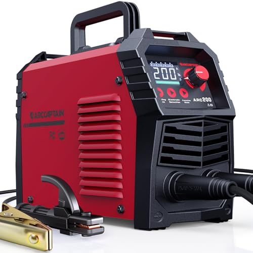 ARCCAPTAIN Stick Welder, [Large LED Display] 200A ARC/Lift TIG Welding Machine with Synergic Control, IGBT Inverter 110V/220V Portable MMA Welder Machine with Hot Start, Arc force and Anti-Stick - Image 1