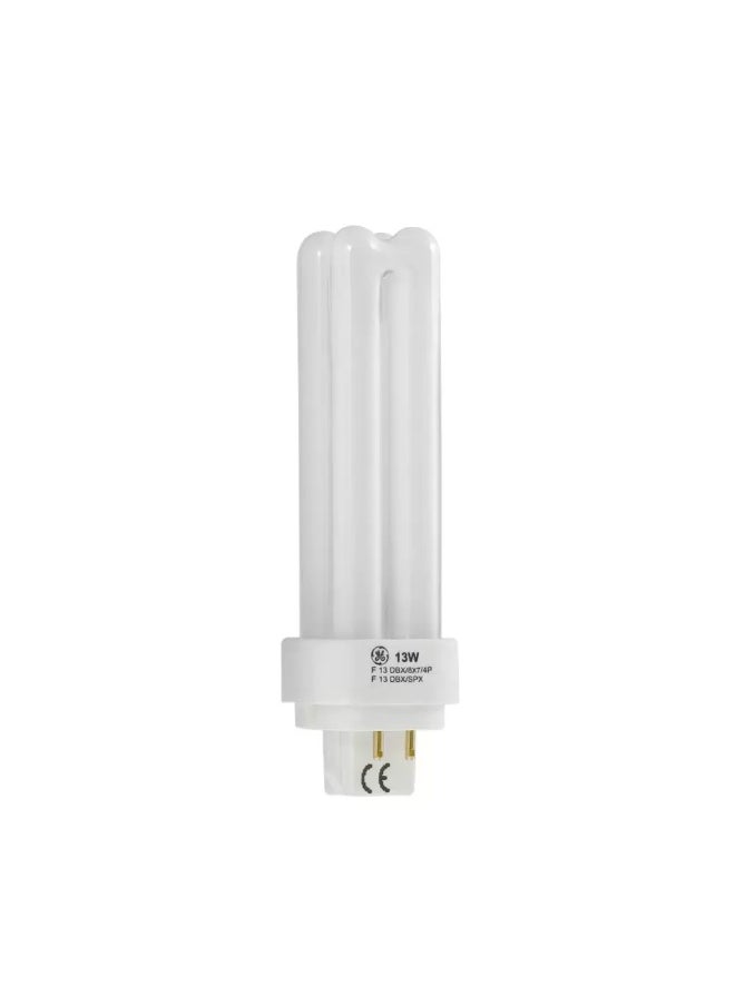 GENERAL ELECTRIC GE-Biax D/E Longlast - 4pin G24q - 1 13W 91V 2700K EXTRA WARM WHITE/External Starter required 