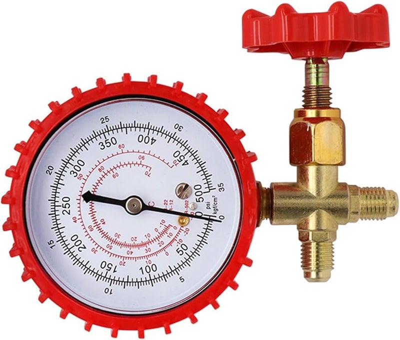 مجموعة مقياس الضغط المحدثة لإعادة شحن المبردات مع أداة تحكم سهلة الاستخدام باللون أ - Image 2