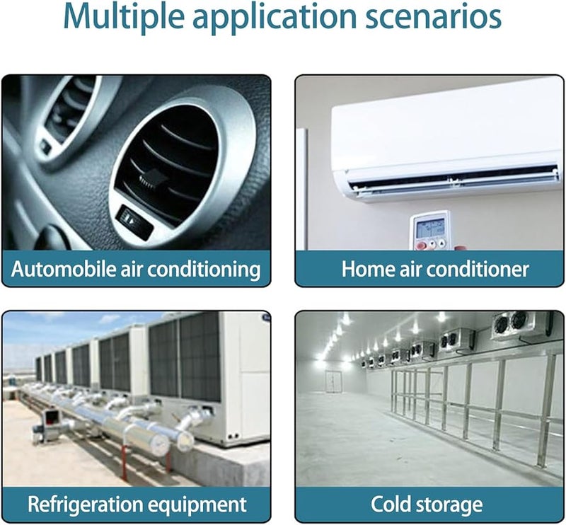 مجموعة مقياس الضغط المحدثة لإعادة شحن المبردات مع أداة تحكم سهلة الاستخدام باللون أ - Image 4
