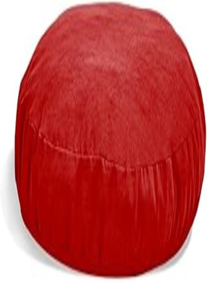 Ricrac Run Round Dog and Cat Bed, Red Inside