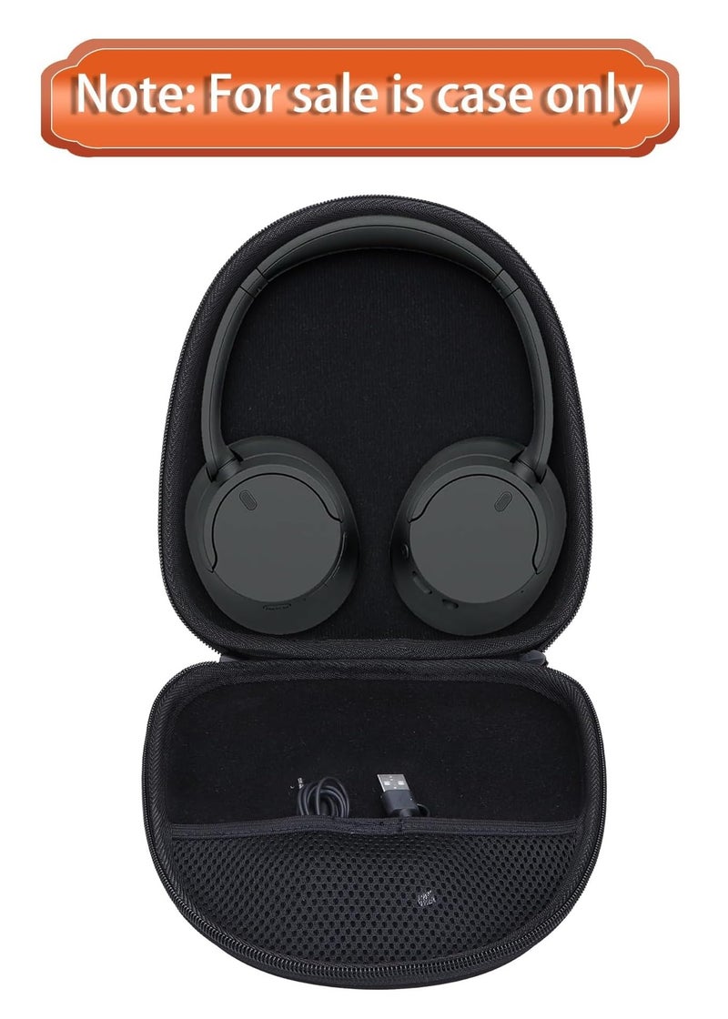 VERTUS® Headphone Hard Protective Storage Case for Boat New Launch Rockerz 650 Pro Bluetooth Wireless Over-Ear Headphones (Black) (Headphone Not Included) - Image 2
