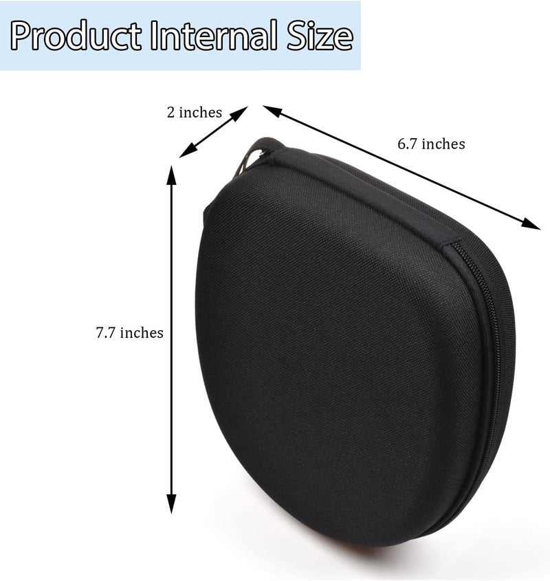 VERTUS® Headphone Hard Protective Storage Case for Boat New Launch Rockerz 650 Pro Bluetooth Wireless Over-Ear Headphones (Black) (Headphone Not Included) - Image 5