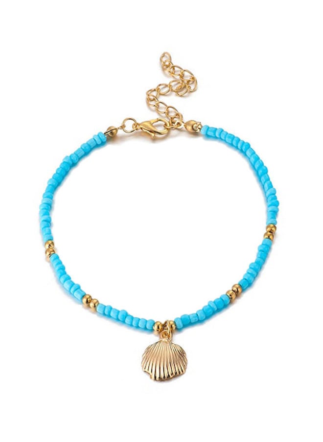 NIBEMINENT - Alloy Beading Ladylike Anklet Chain - Image 1