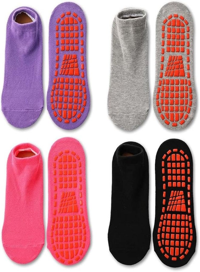 YANWENX Socks with Grips Ankle Socks for Toddler Low Cut Athletic Socks for Sports Games_6-9 Years_Multi_1 - Image 1