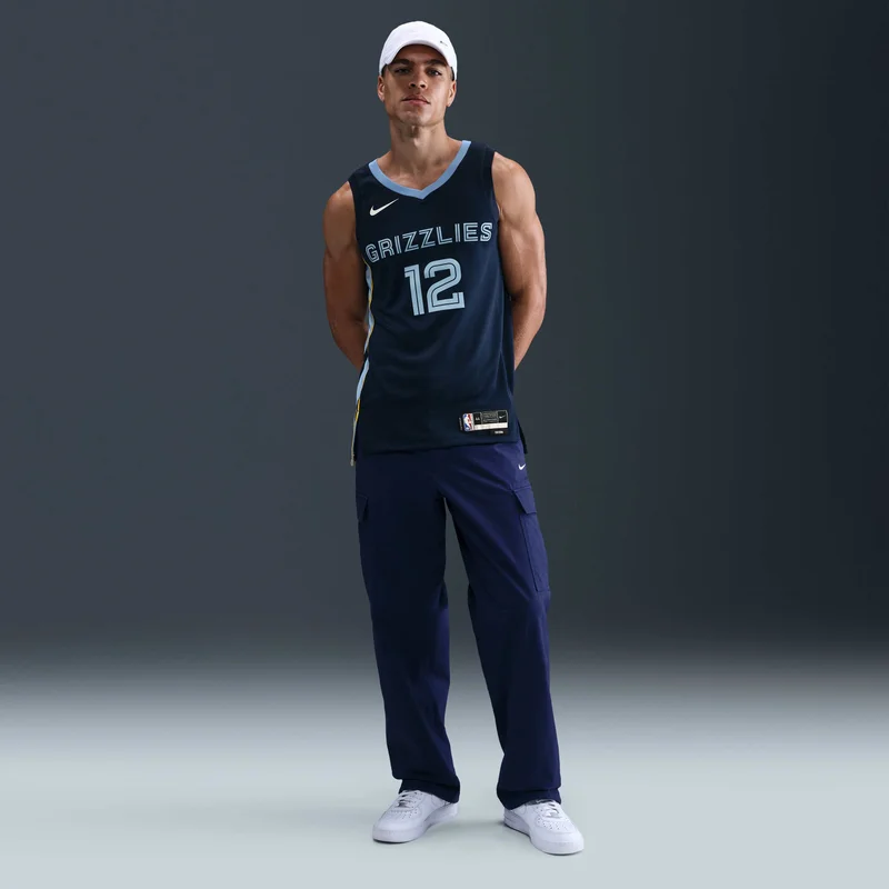 Nike Blue Men's Memphis Grizzlies Icon Edition Dri-FIT NBA Swingman Jersey - 2022/23 for Men | Best Price UAE