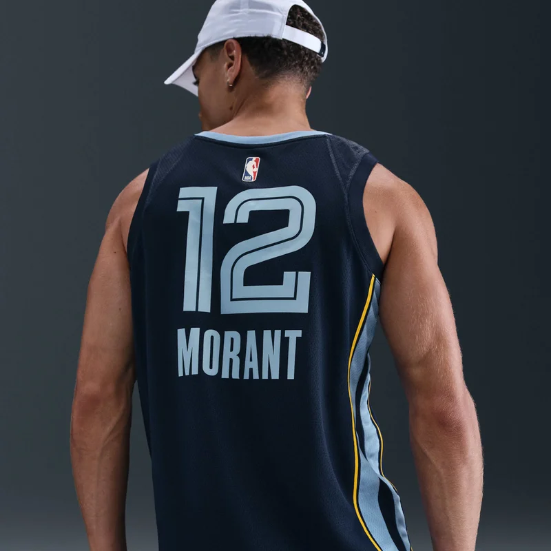 Nike Blue Men's Memphis Grizzlies Icon Edition Dri-FIT NBA Swingman Jersey - 2022/23 for Men | Best Price UAE
