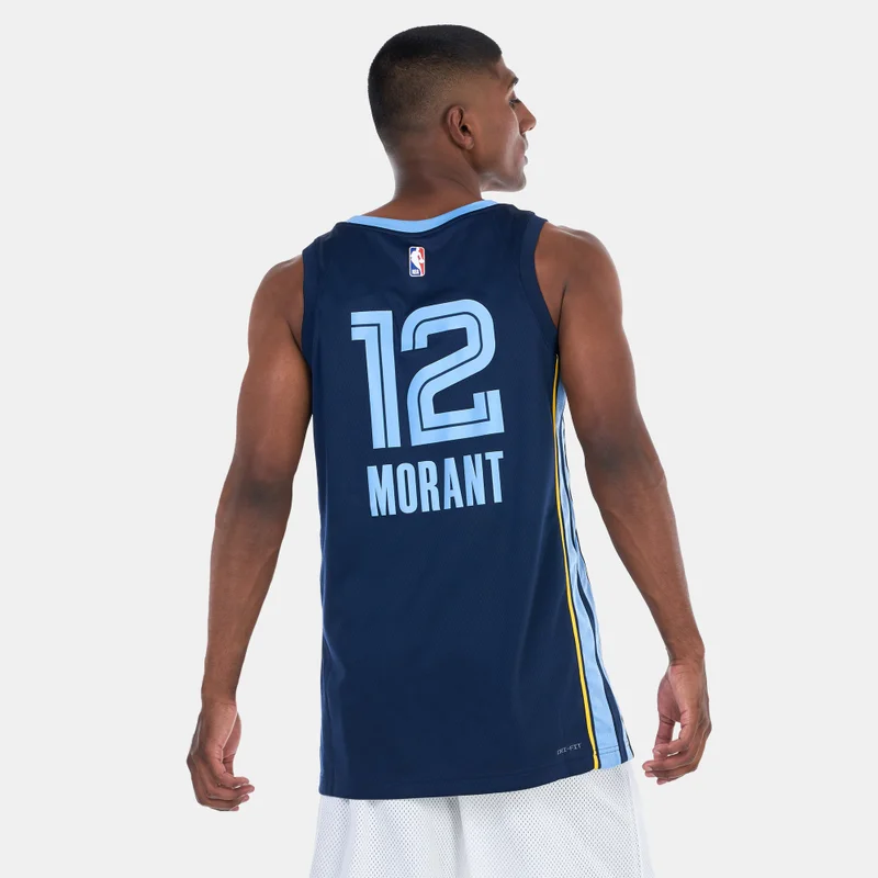 Nike Blue Men's Memphis Grizzlies Icon Edition Dri-FIT NBA Swingman Jersey - 2022/23 for Men | Best Price UAE
