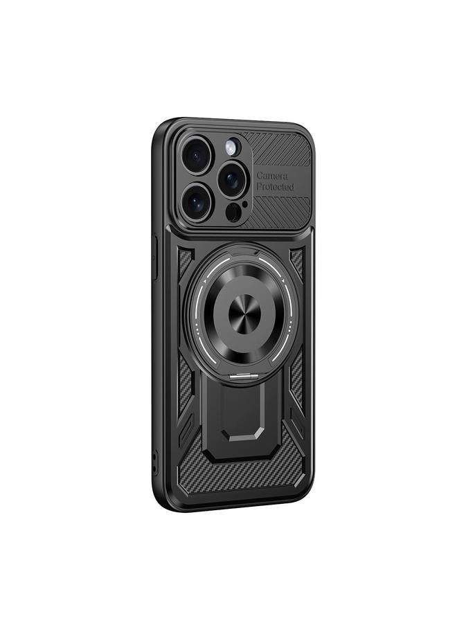 S-TOP Case For iPhone 13 Armor Rotating Holder MagSafe Phone Case - Image 2