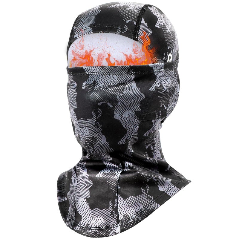 HEGGCOOE Balaclava Ski Mask for Men Women,Windproof Thermal Winter Face Mask for Cold Weather Skiing Cycling Snowboarding Camo - Image 1