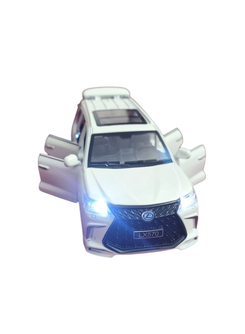 Hongyu A Miniature Metal Model with Fine Details of a Lexus 570 with High-Performance Design with Lighting and Sound  - Image 3