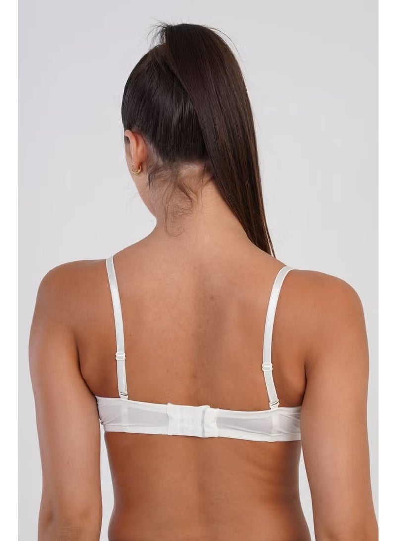 C&city Unsupported Strapless Bra C18020 Ecru - Image 3
