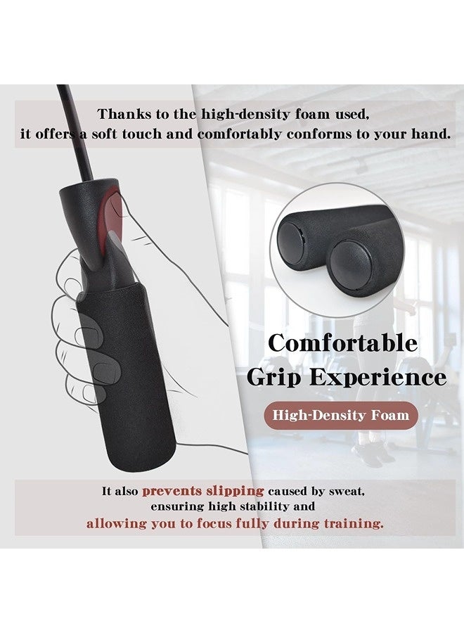 شيبشيب حبل قفز عالي السرعة - حبل القفز بمحور فولاذي - تمرين التحمل للملاكمة، وفنون القتال المختلطة، ومعدات التمارين الرياضية، أو للحفاظ على اللياقة البدنية - قابل للتعديل للرجال والنساء والأطفال - Image 4