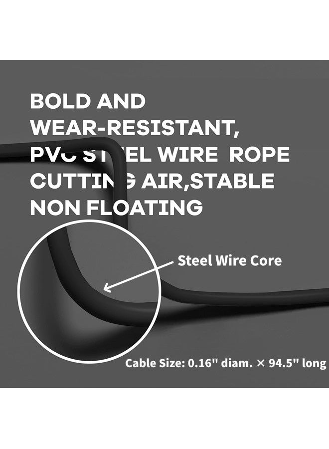 شيبشيب حبل قفز عالي السرعة - حبل القفز بمحور فولاذي - تمرين التحمل للملاكمة، وفنون القتال المختلطة، ومعدات التمارين الرياضية، أو للحفاظ على اللياقة البدنية - قابل للتعديل للرجال والنساء والأطفال - Image 5