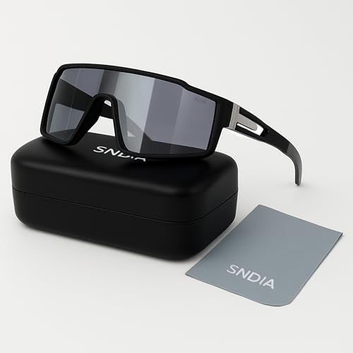 SNDIA Polarized Lightweight Sports Sunglasses | Premium Branded Frame for Men & Women | UV400 Protection for Driving, Outdoor Activity (Cycling Sunglass) - Image 2