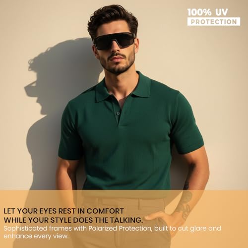 SNDIA Polarized Lightweight Sports Sunglasses | Premium Branded Frame for Men & Women | UV400 Protection for Driving, Outdoor Activity (Cycling Sunglass) - Image 5