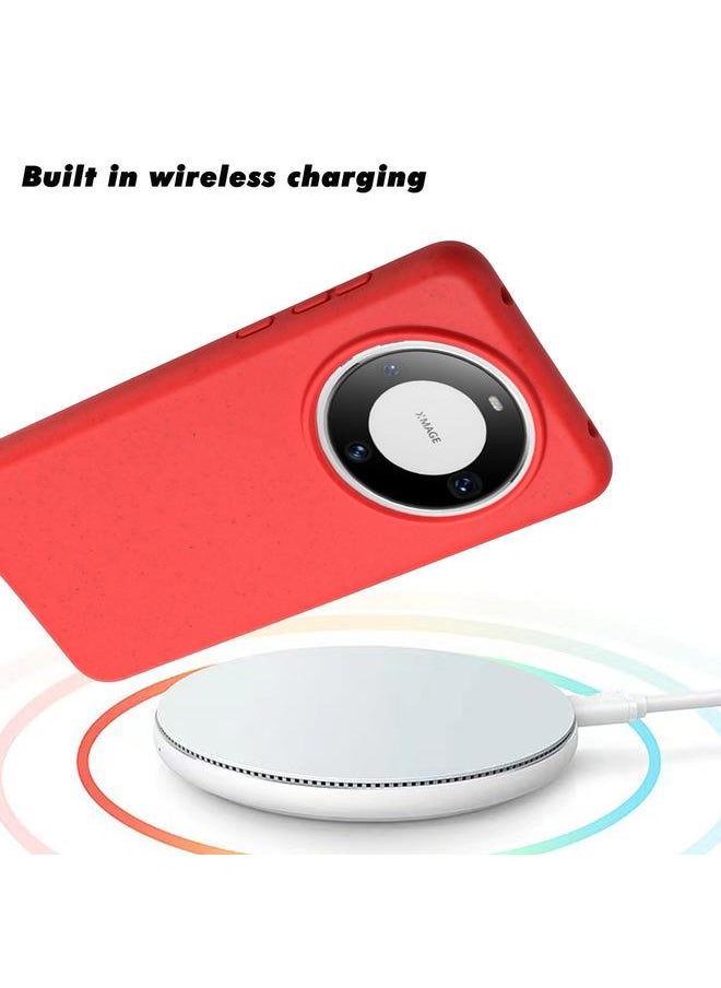 Zaboon - Case For Huawei Mate 60 Wheat MagSafe Magnetic Straw Material + TPU Phone Case - Image 1