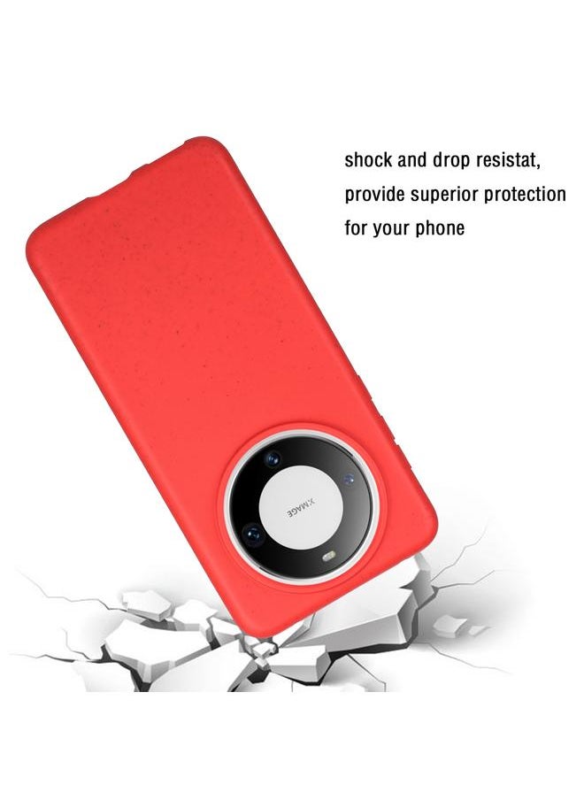 Zaboon - Case For Huawei Mate 60 Wheat MagSafe Magnetic Straw Material + TPU Phone Case - Image 1