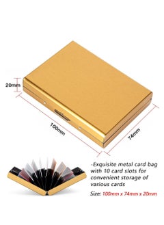 T NEWFUN Metal credit card holder 10 cards  - Image 2